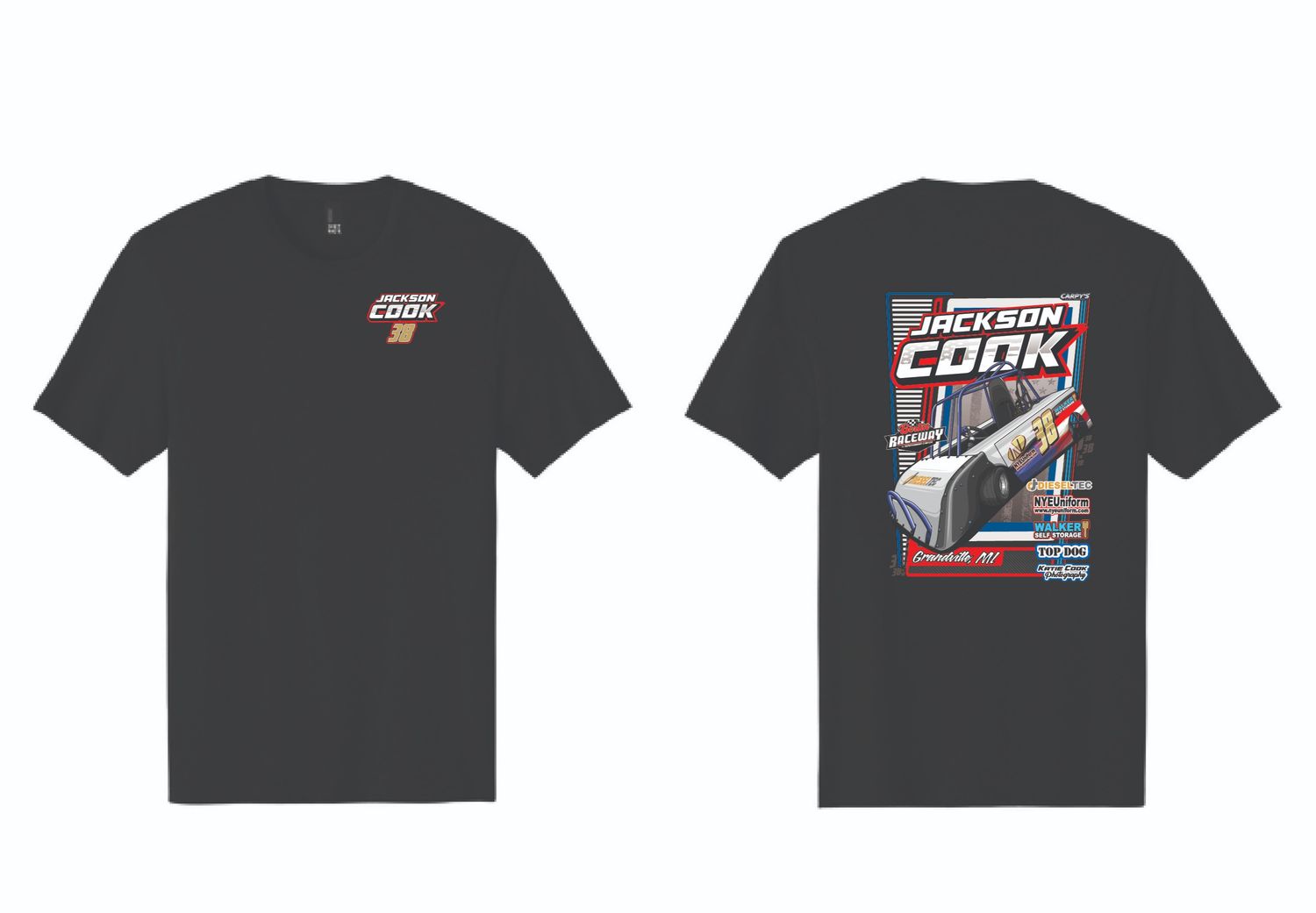Jackson Cook TShirt | DT104 Black