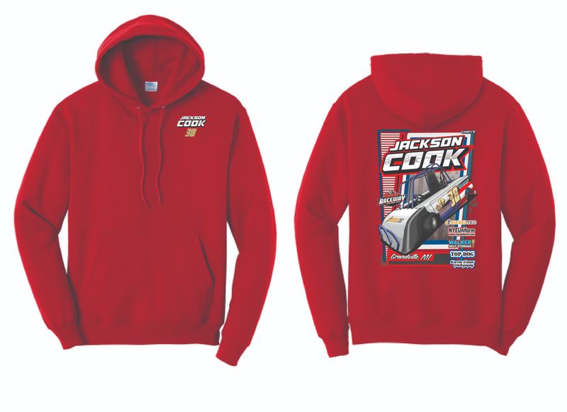 Jackson Cook Hoodie | PC78H Red
