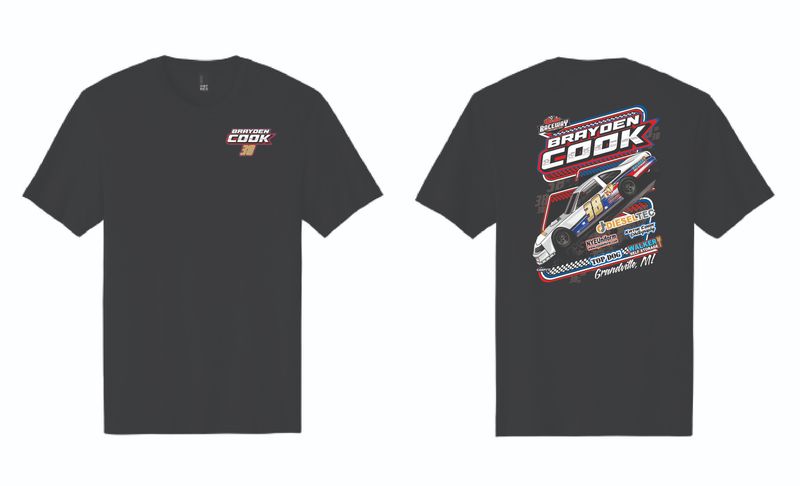 Brayden Cook TShirt | DT104 Black