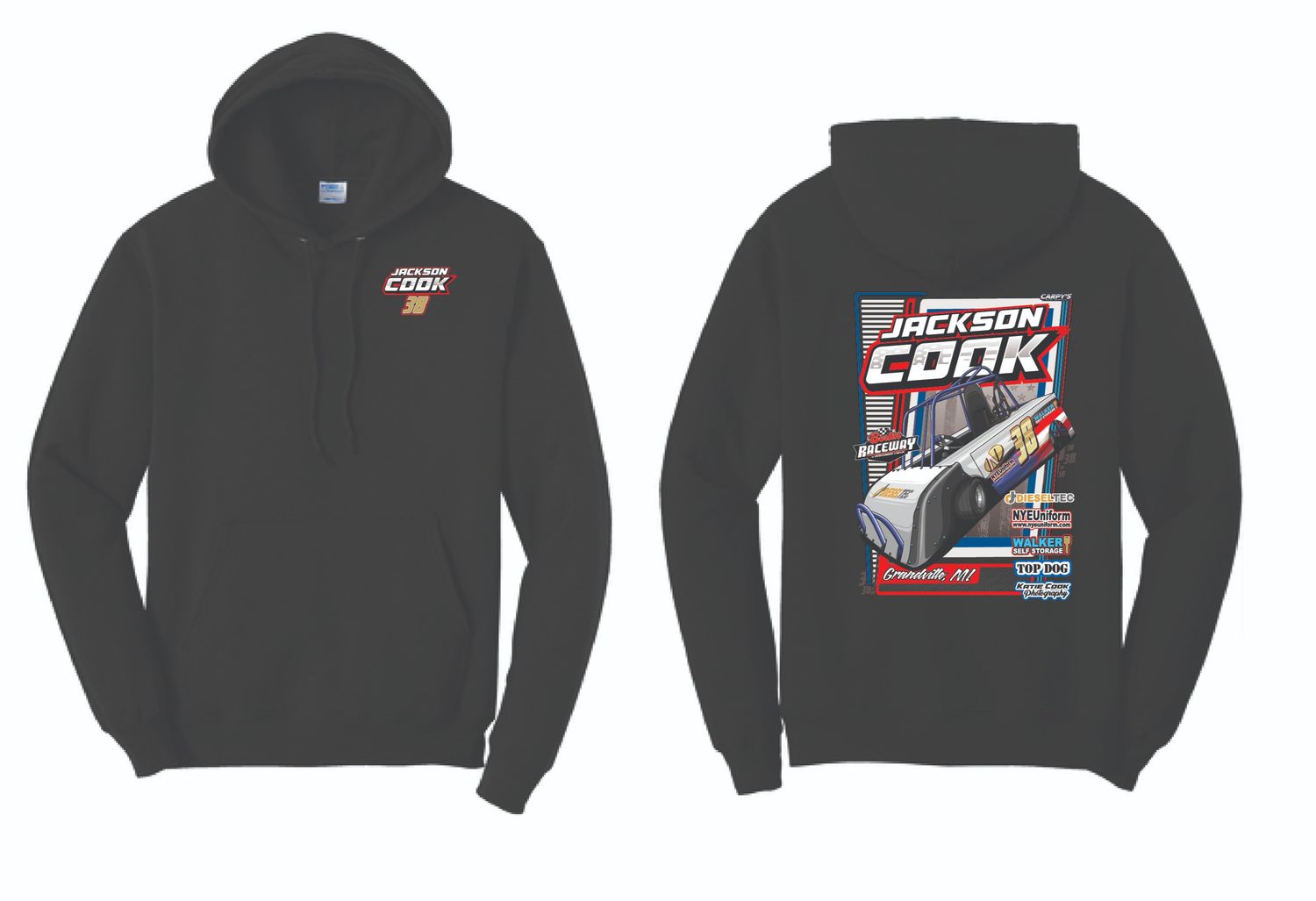 Jackson Cook Hoodie | PC78H Black