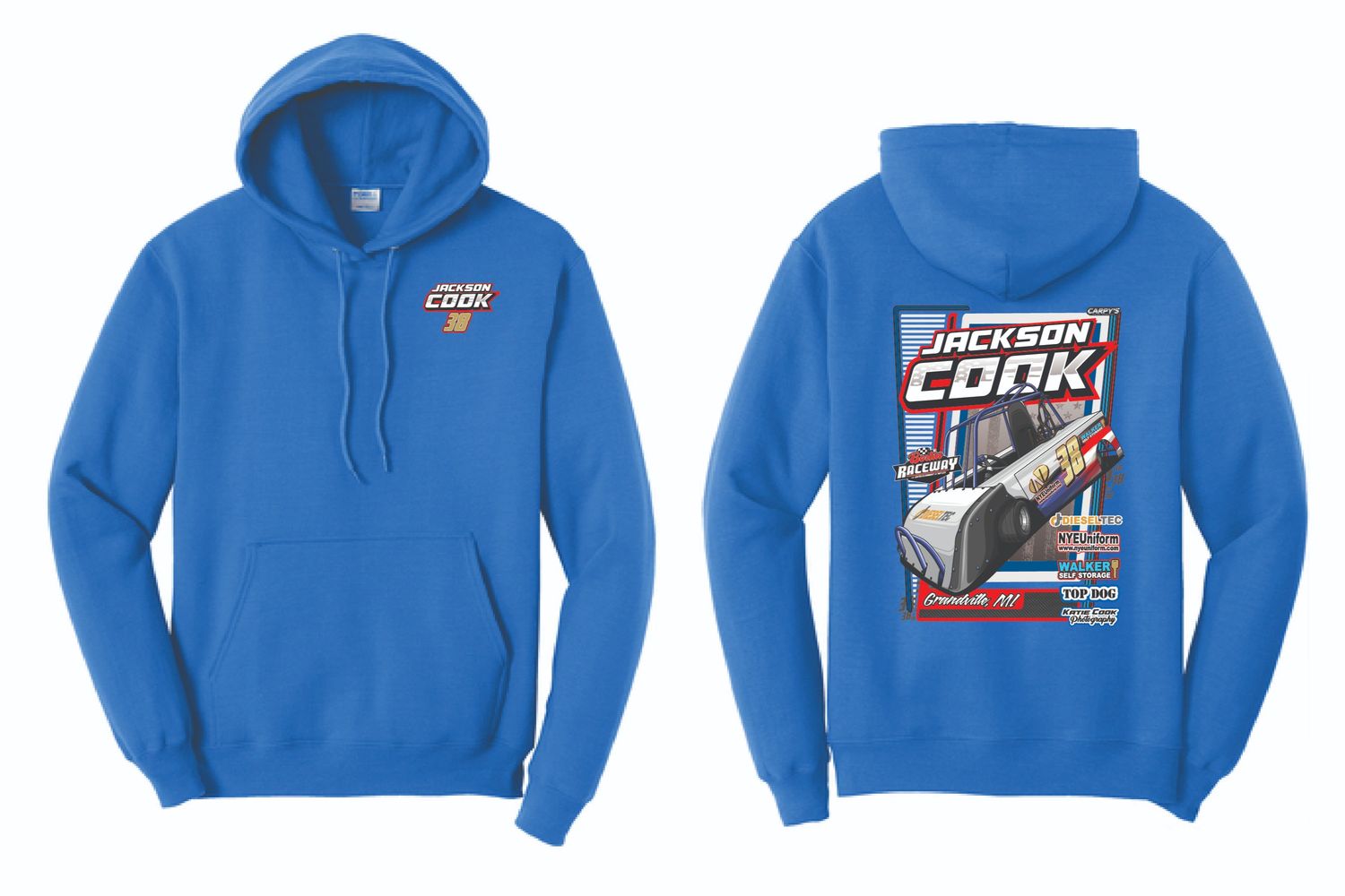 Jackson Cook Hoodie | PC78H Royal