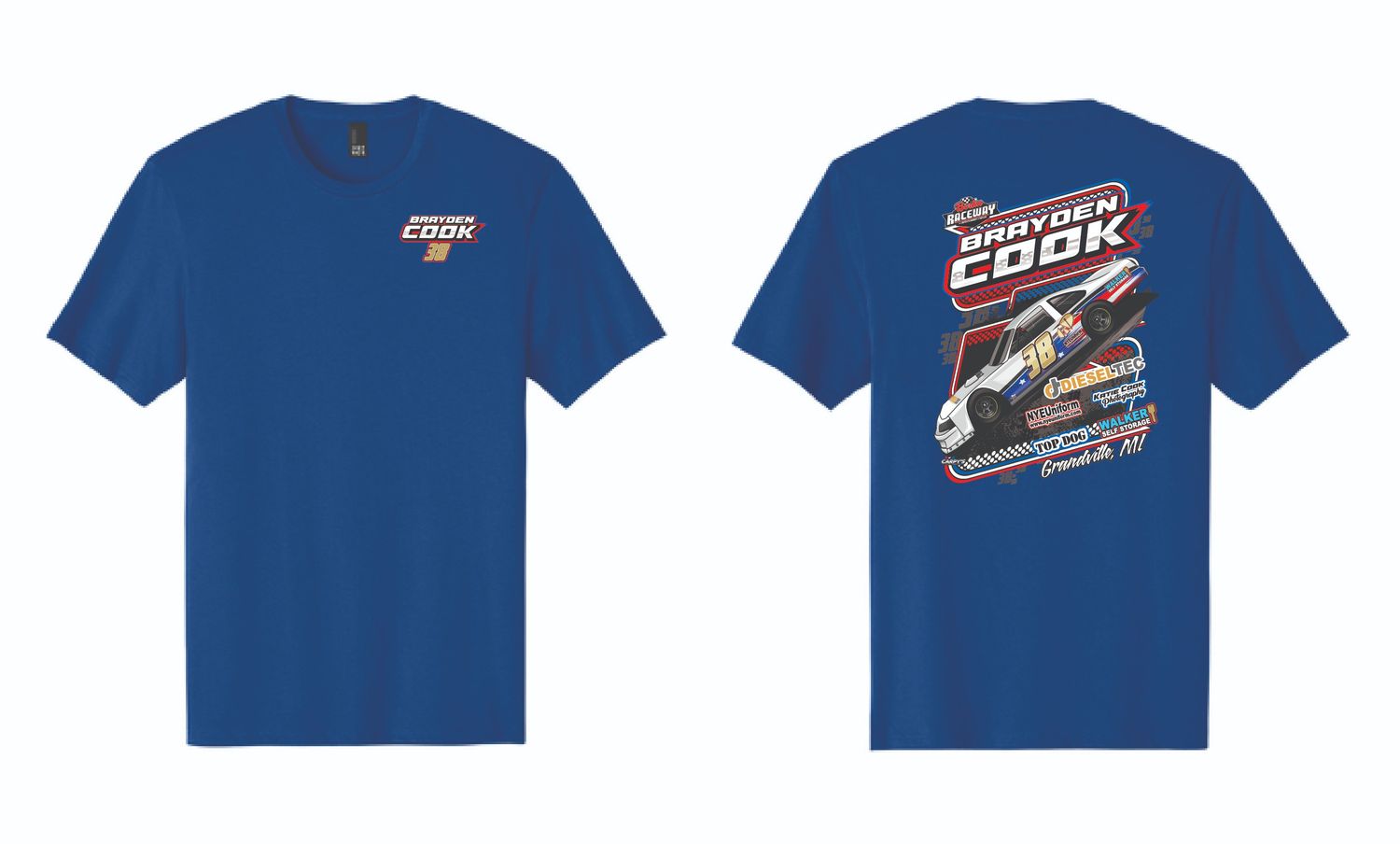 Brayden Cook TShirt | DT104 Royal