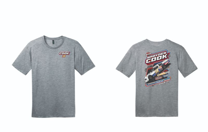 Brayden Cook TShirt | DT104 Grey