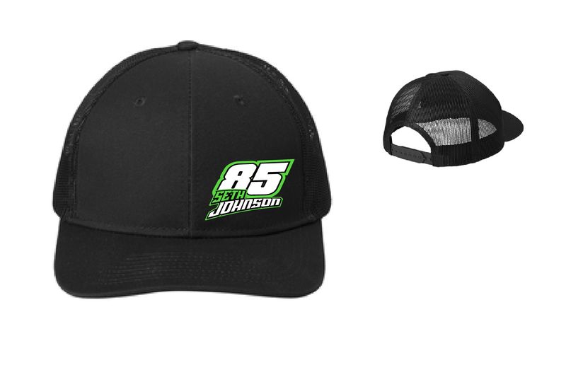 Seth Johnson Trucker Hat | C112 Black