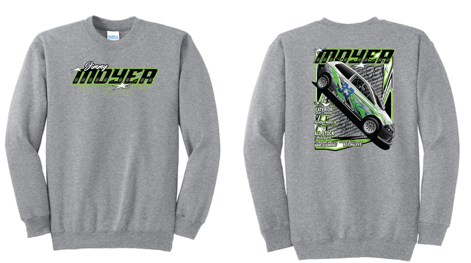Jimmy Moyer Crewneck | PC90 Grey