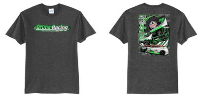 Bruns Racing TShirt | DT104 Dark Heather Grey