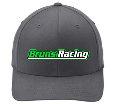 Bruns Racing Fitted Hat | C813 Graphite