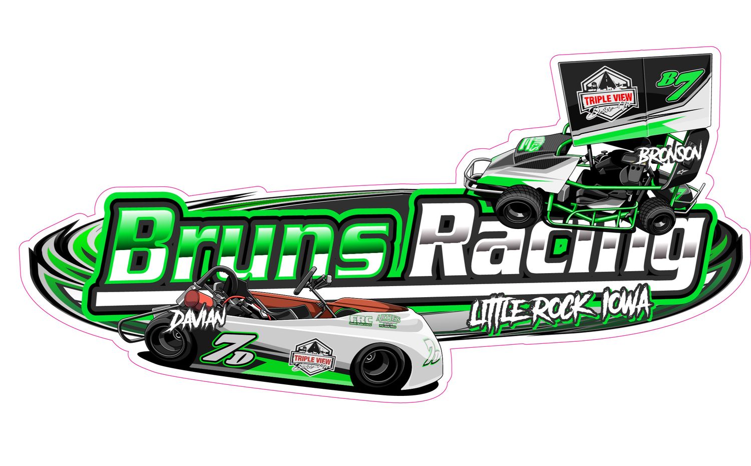 Bruns Racing Sticker