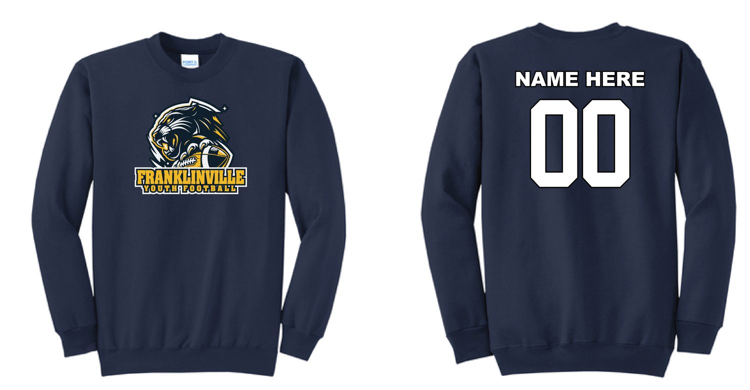 Franklinville Youth Football Crewneck | PC78 Navy