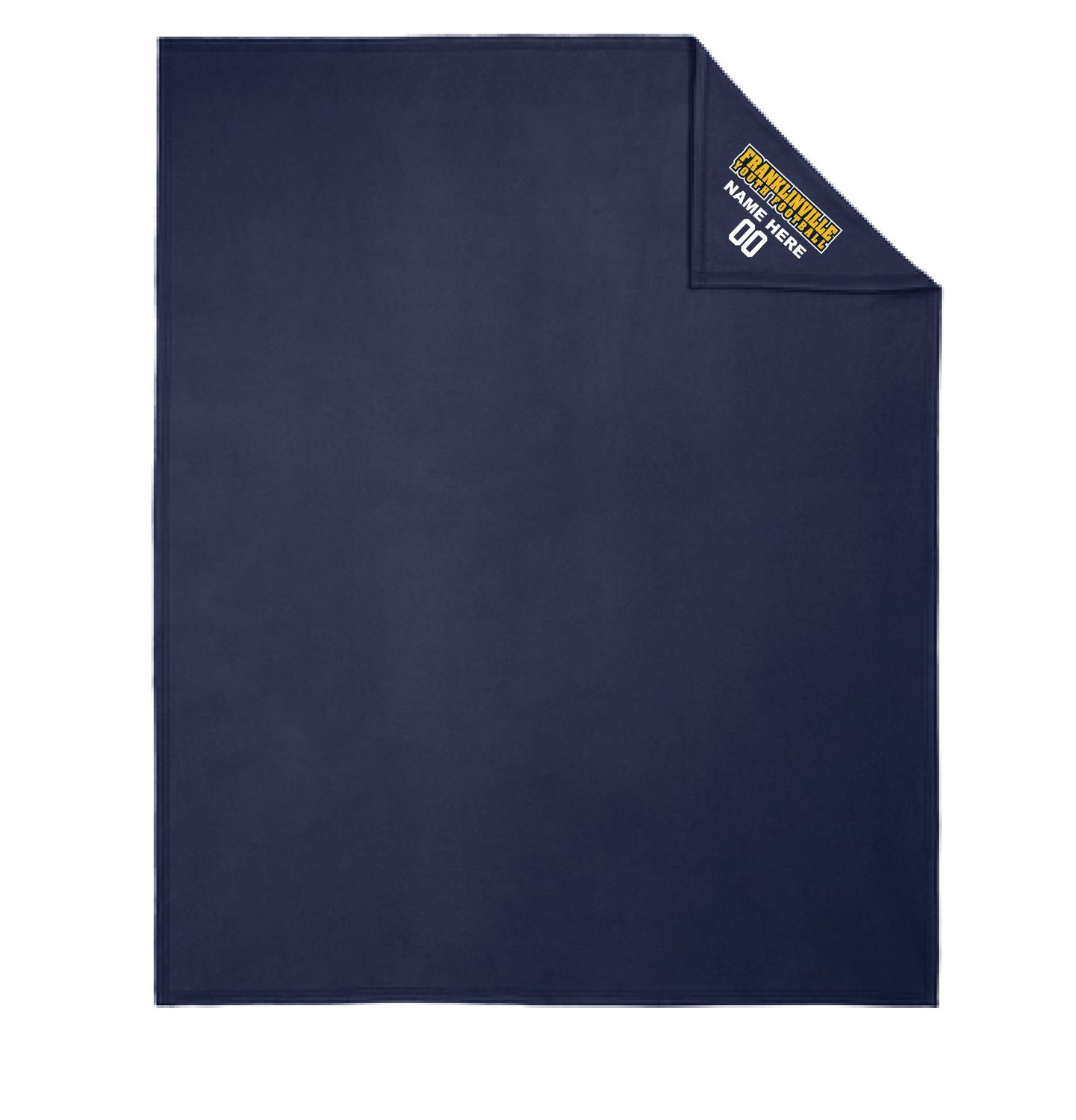 Franklinville Youth Football Blanket | BP60 Navy