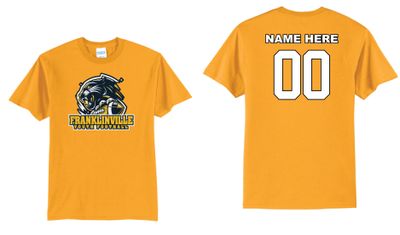 Franklinville Youth Football Tshirt | PC55 Gold