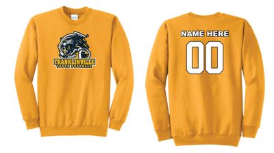 Franklinville Youth Football Crewneck | PC78 Gold