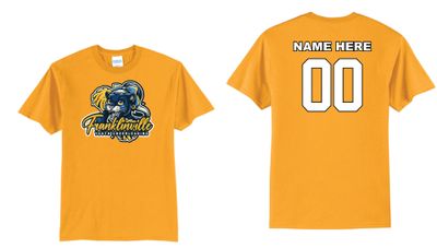 Franklinville Youth Cheer Tshirt | PC55 Gold