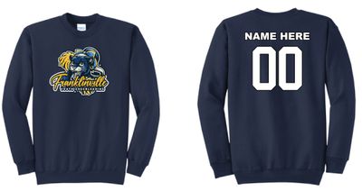 Franklinville Youth Cheer Crewneck | PC78 Navy