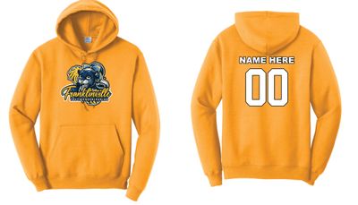 Franklinville Youth Cheer Hoodie | PC78H Gold