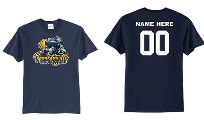 Franklinville Youth Cheer Tshirt | PC55 Navy