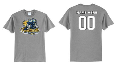 Franklinville Youth Cheer Tshirt | PC55 Grey