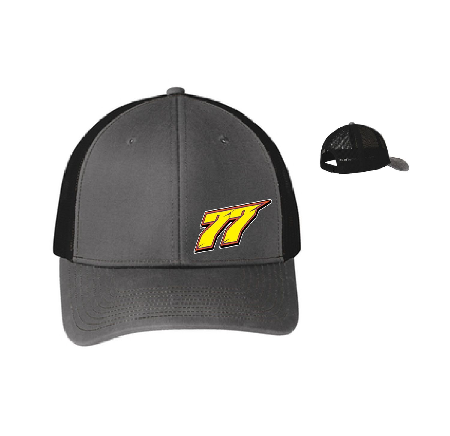 2024 Raiddan Wilson Racing Trucker Hat | C112 Grey Steel/Black
