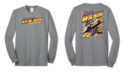 2024 Raiddan Wilson Racing Long Sleeve Shirt | PC55LS Athletic Heather