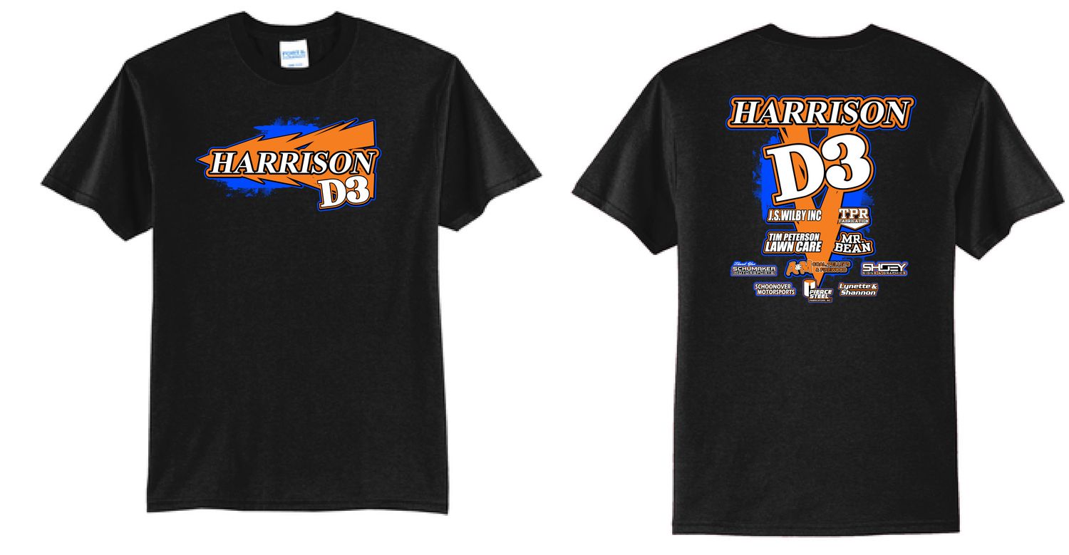D3 Racing TShirt | PC55 Black D3 Racing TShirt | PC55 Black