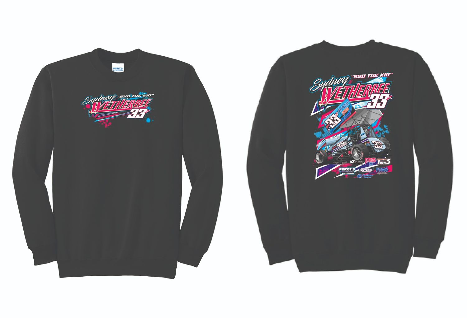 2024 Sydney Wetherbee Crewneck | PC90 Black