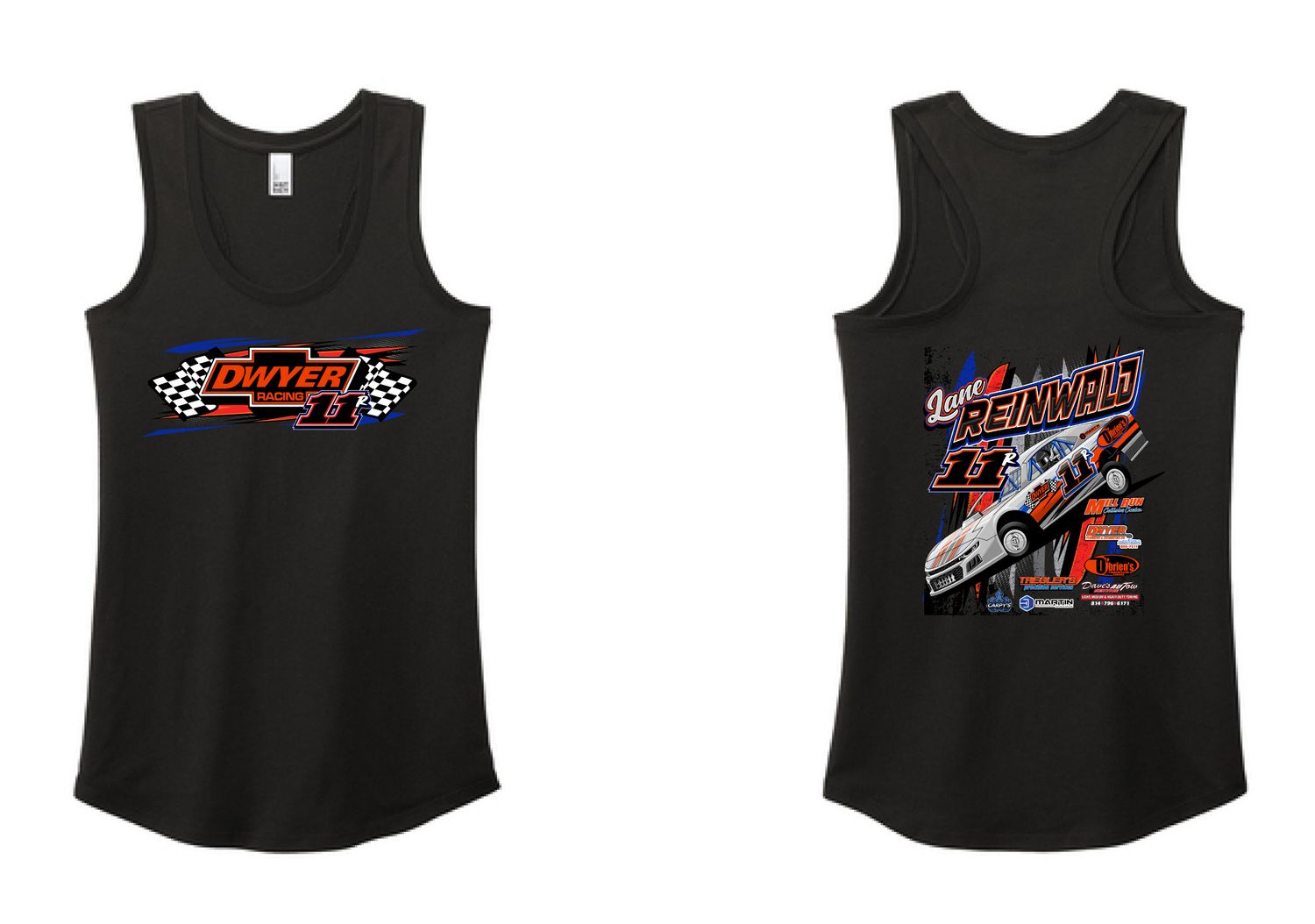 2024 Lane Reinwald Tank Top | DM138L Black
