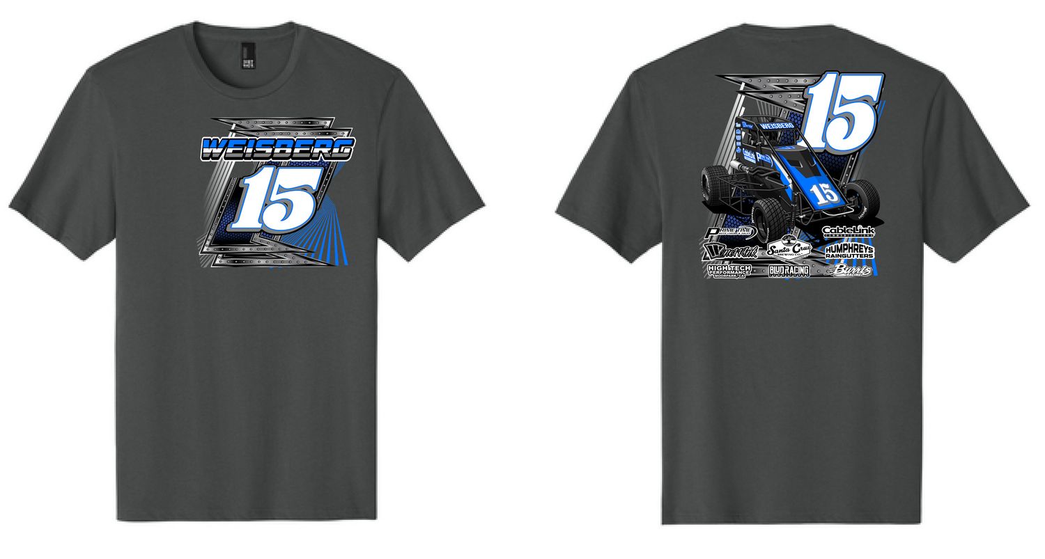 Weisberg 15 TShirt | DT104 Charcoal