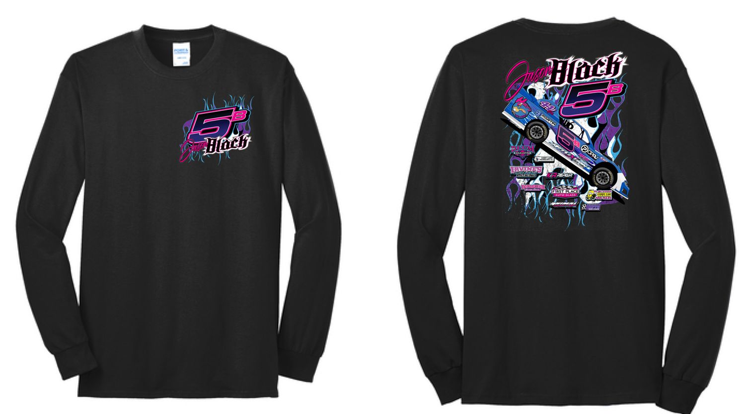 Jason Black Long Sleeve Shirt | DT105 Black