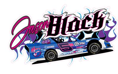 Jason Black Sticker