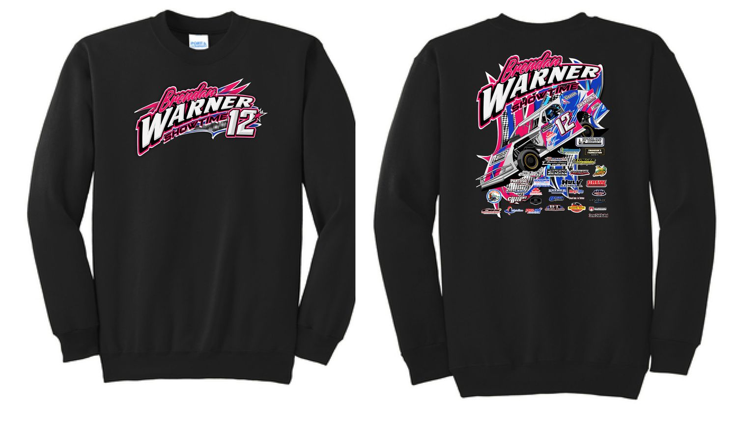 Brendan Warner Crewneck | PC90 Black