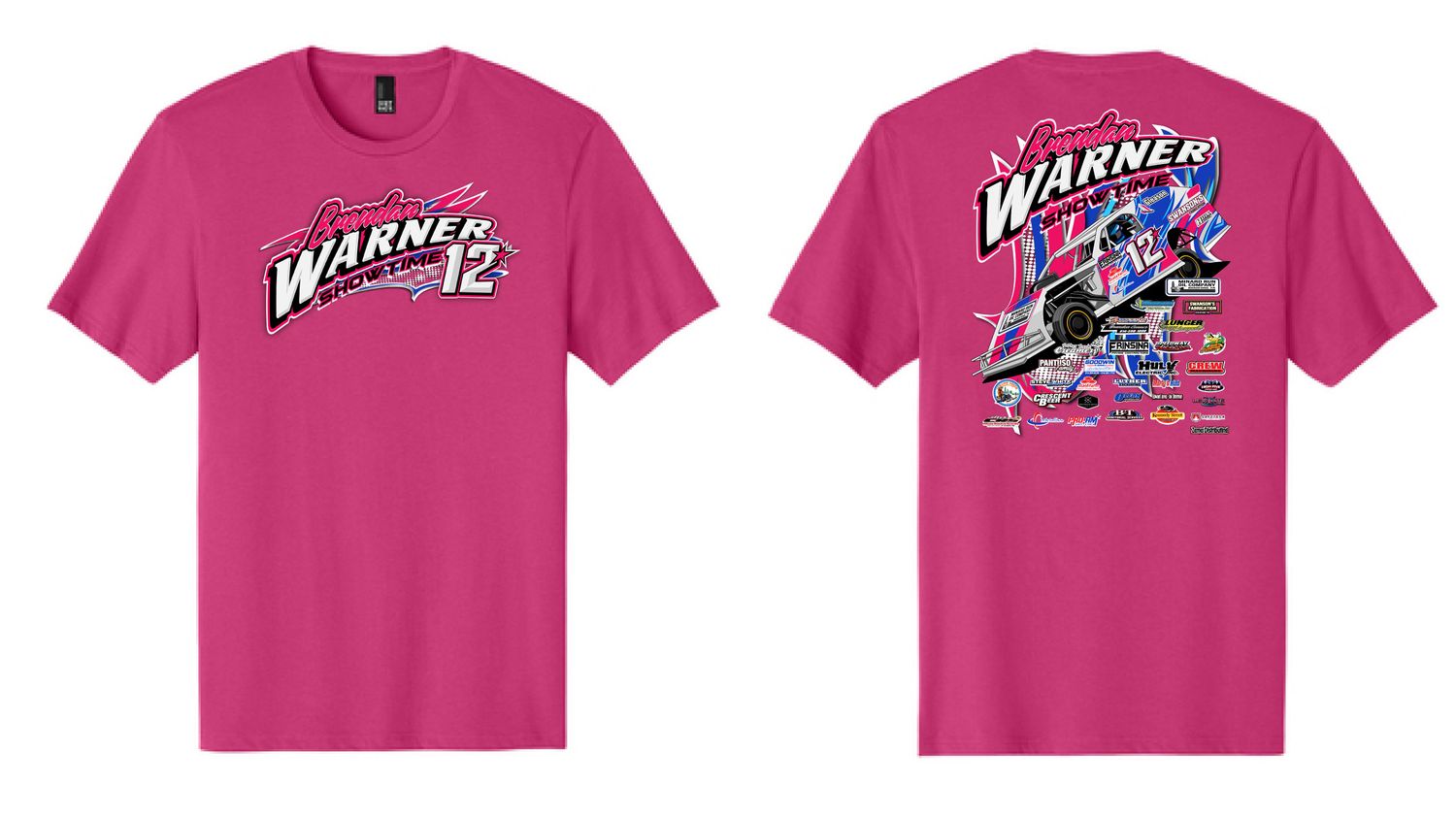 Brendan Warner TShirt | DT104 Dark Fuchsia