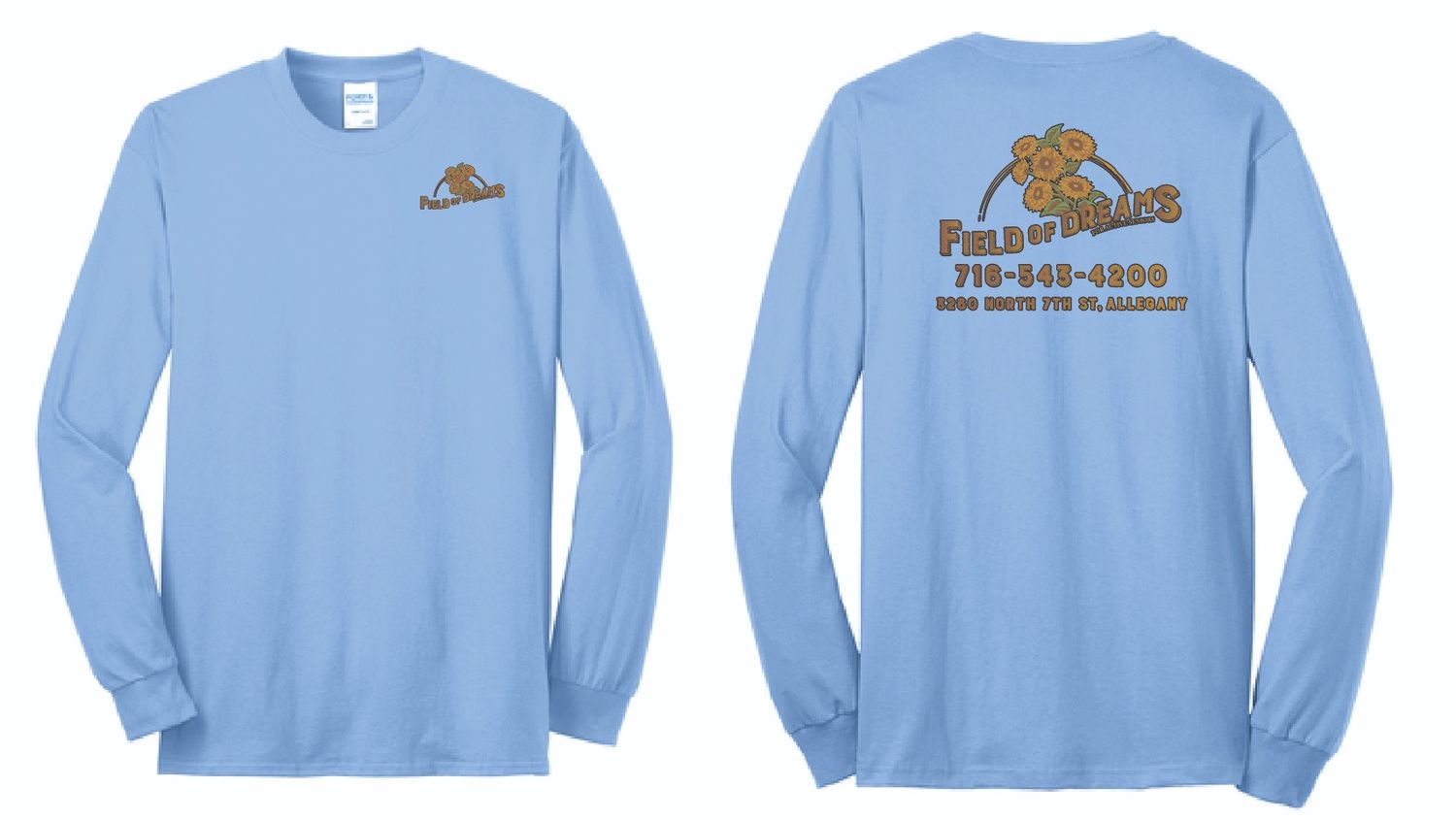 Field of Dreams Long Sleeve | PC55LS Light Blue