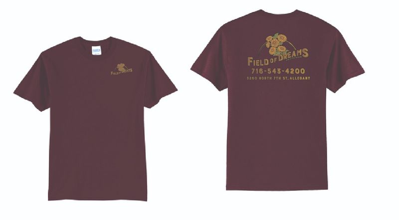 Field of Dreams TShirt | PC55 Athletic Maroon