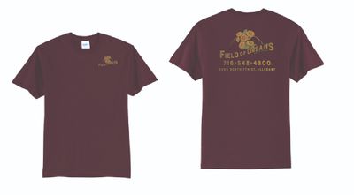 Field of Dreams TShirt | PC55 Athletic Maroon