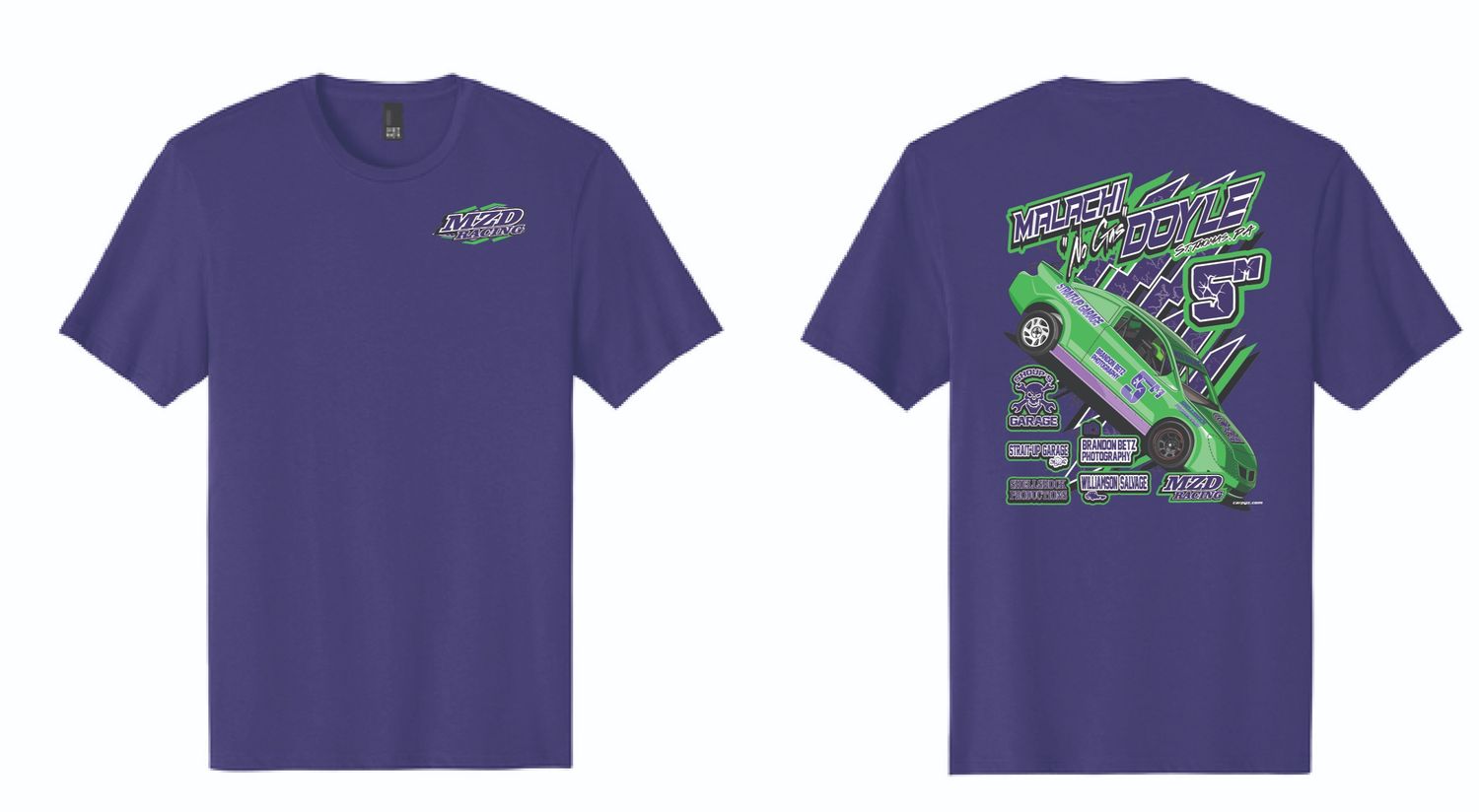 2024 Malachi Doyle TShirt | DT104 Purple