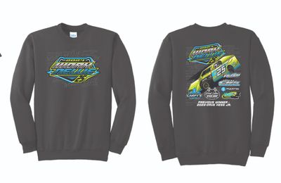 Woah Nellie 25 Race Crewneck | PC90 Charcoal