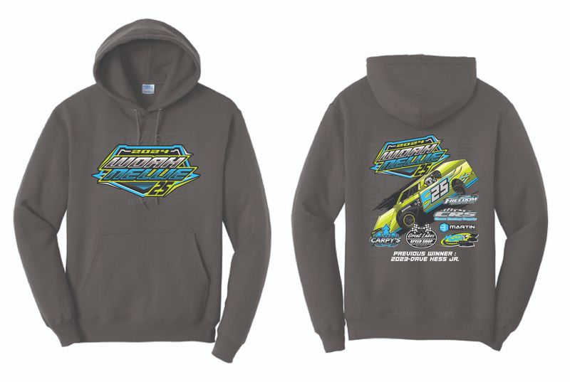 Woah Nellie 25 Race Hoodie | PC78H Charcoal