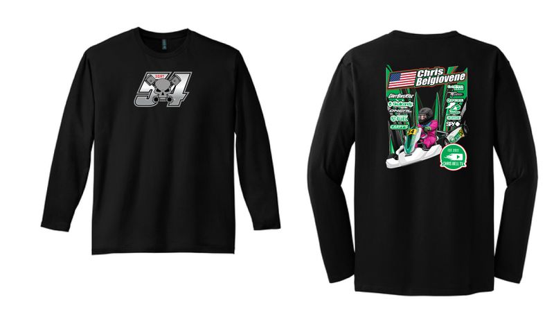 Chris Belgiovene  Long Sleeve Shirt | DT105 Black