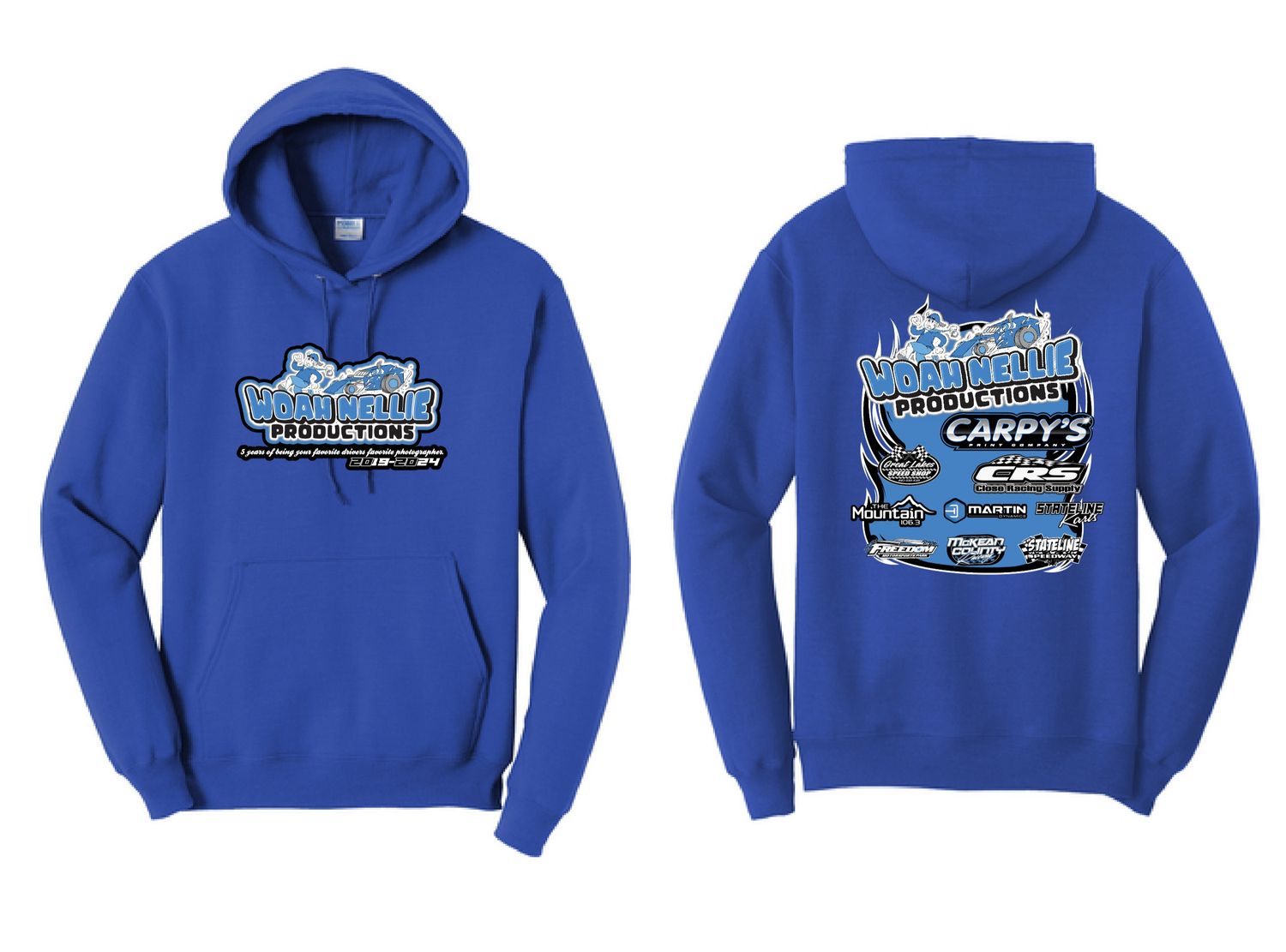 Woah Nellie Productions Anniversary Hoodie | PC78H True Royal