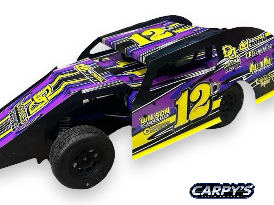 Xtreme Rc Bodies IMCA Style Modified Wraps Custom Designed to Order