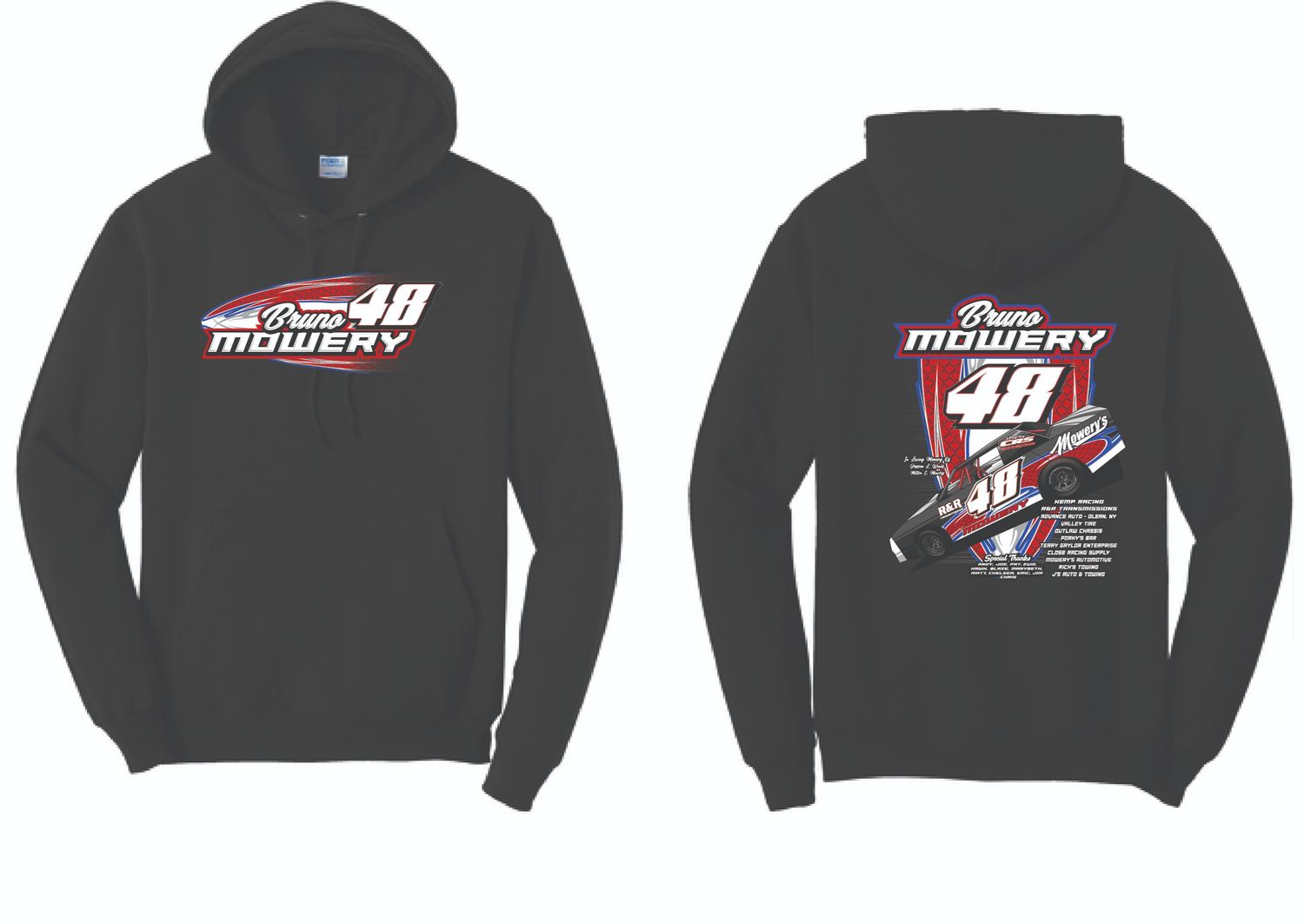 2024 Bruno Mowery Hoodie | PC78H Black