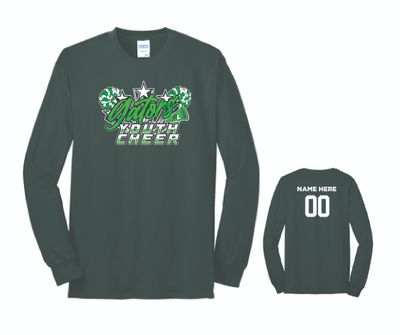 Allegany Limestone Youth Cheer Long Sleeve | PC55LS Dark Green