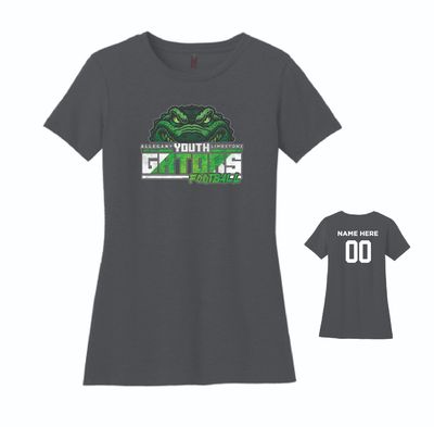 Allegany Limestone Youth Football Ladies Tshirt | DM108L Charcoal