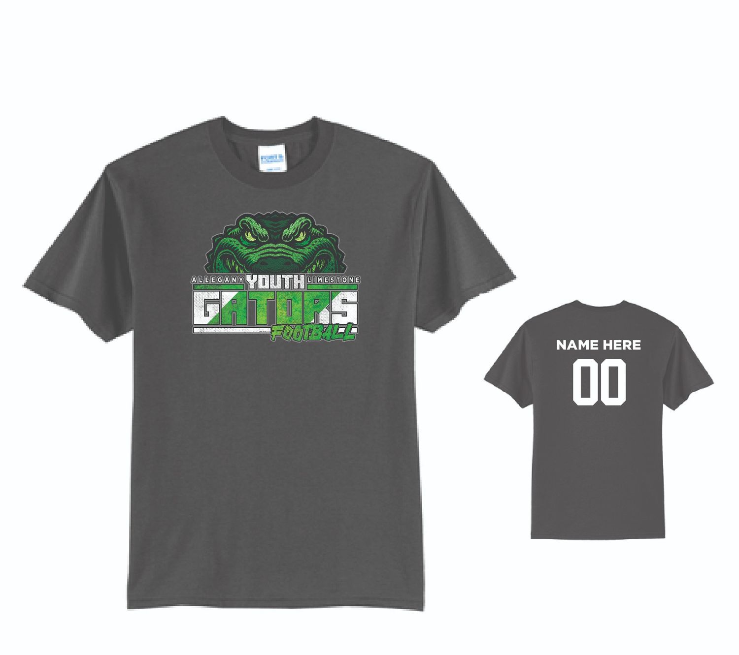 Allegany Limestone Youth Football Tshirt | PC55 Charcoal