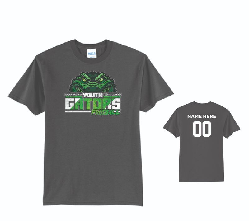 Allegany Limestone Youth Football Tshirt | PC55 Charcoal