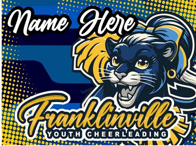 Franklinville Youth Cheer Yard Sign