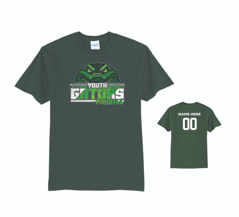 Allegany Limestone Youth Football Tshirt | PC55 Dark Green