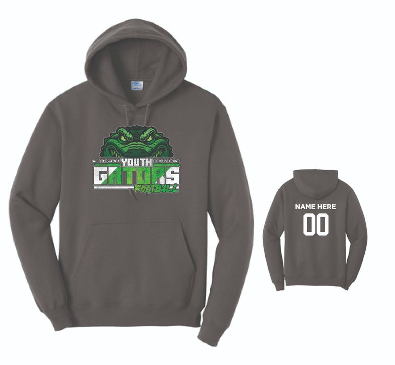 Allegany Limestone Youth Football Hoodie | PC78H Charcoal
