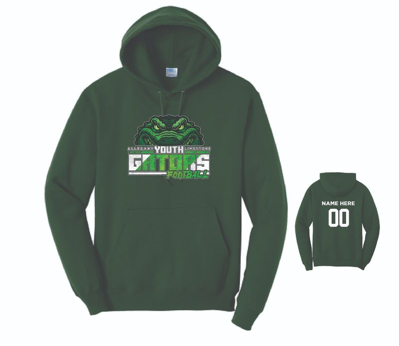 Allegany Limestone Youth Football Hoodie | PC78H Dark Green