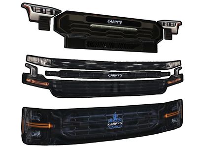 1RC Truck Alternative Headlights &amp; Grille Pack